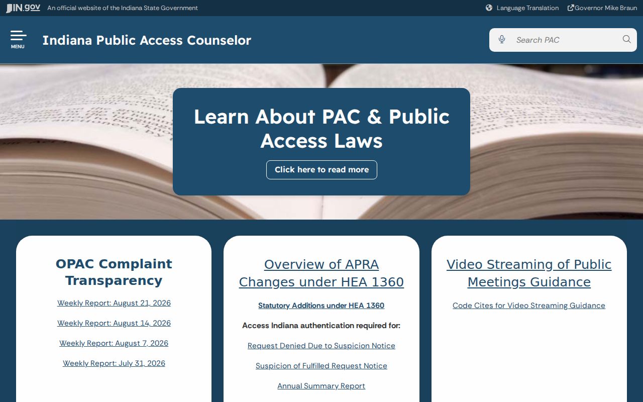 Highland residents directory Indiana APRA resources