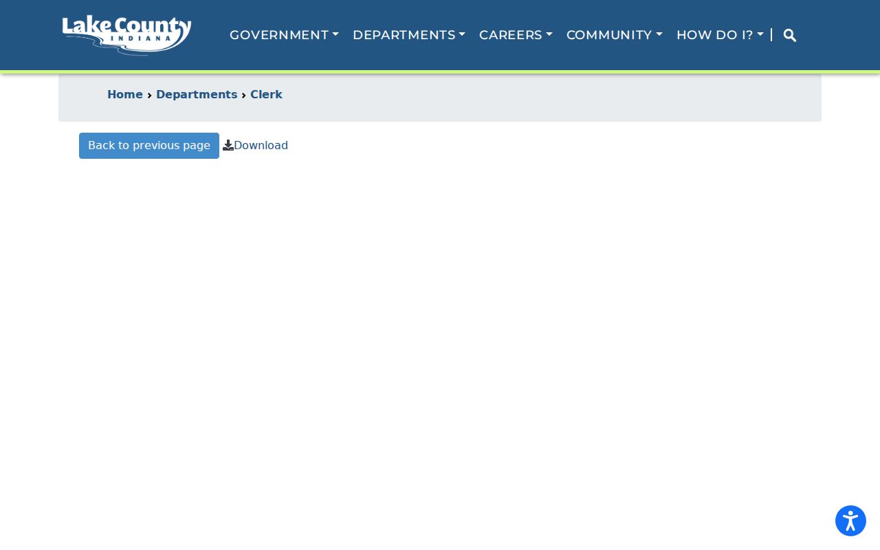 Highland residents directory Lake County Clerk record request