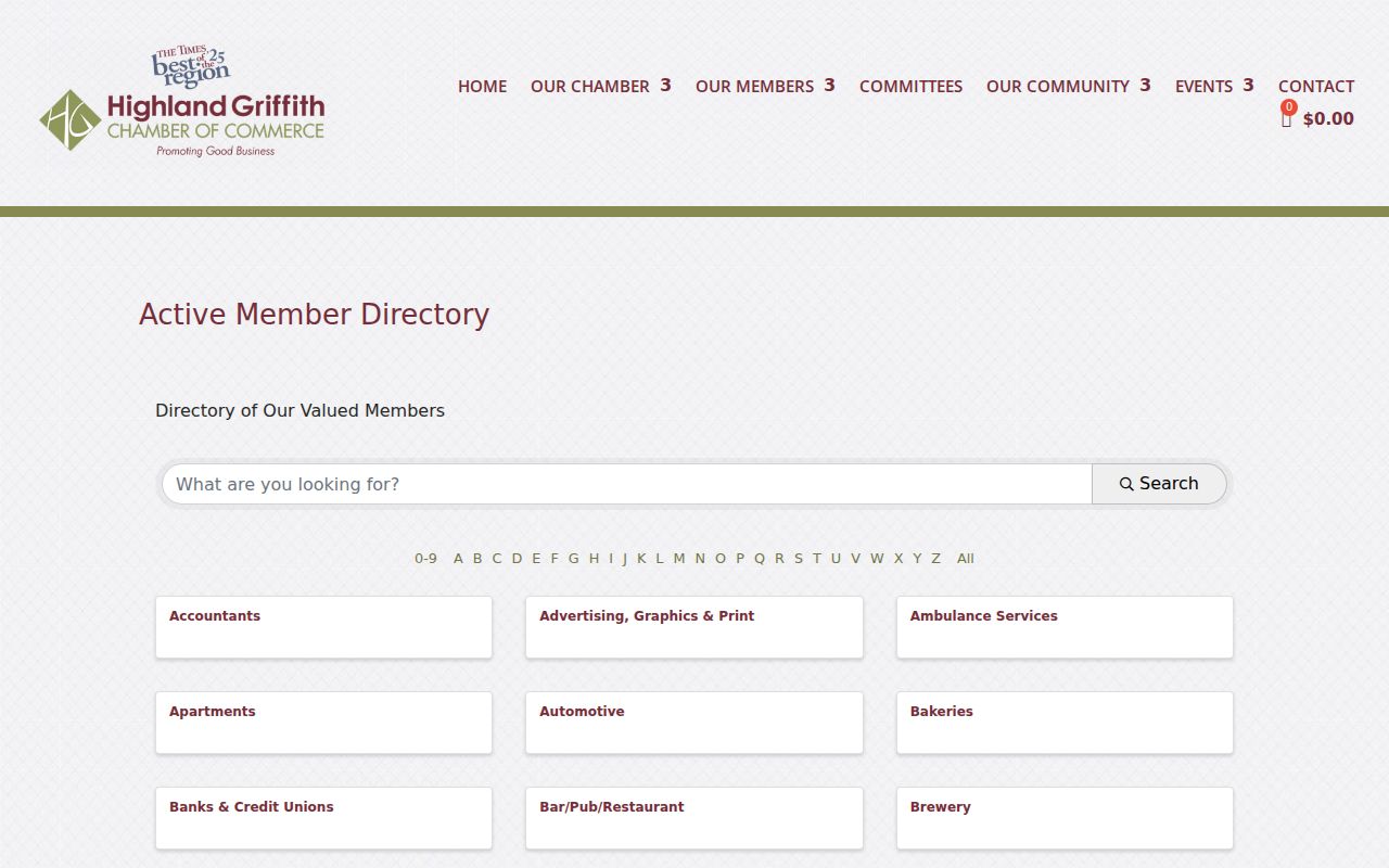 Highland neighbors chamber community directory