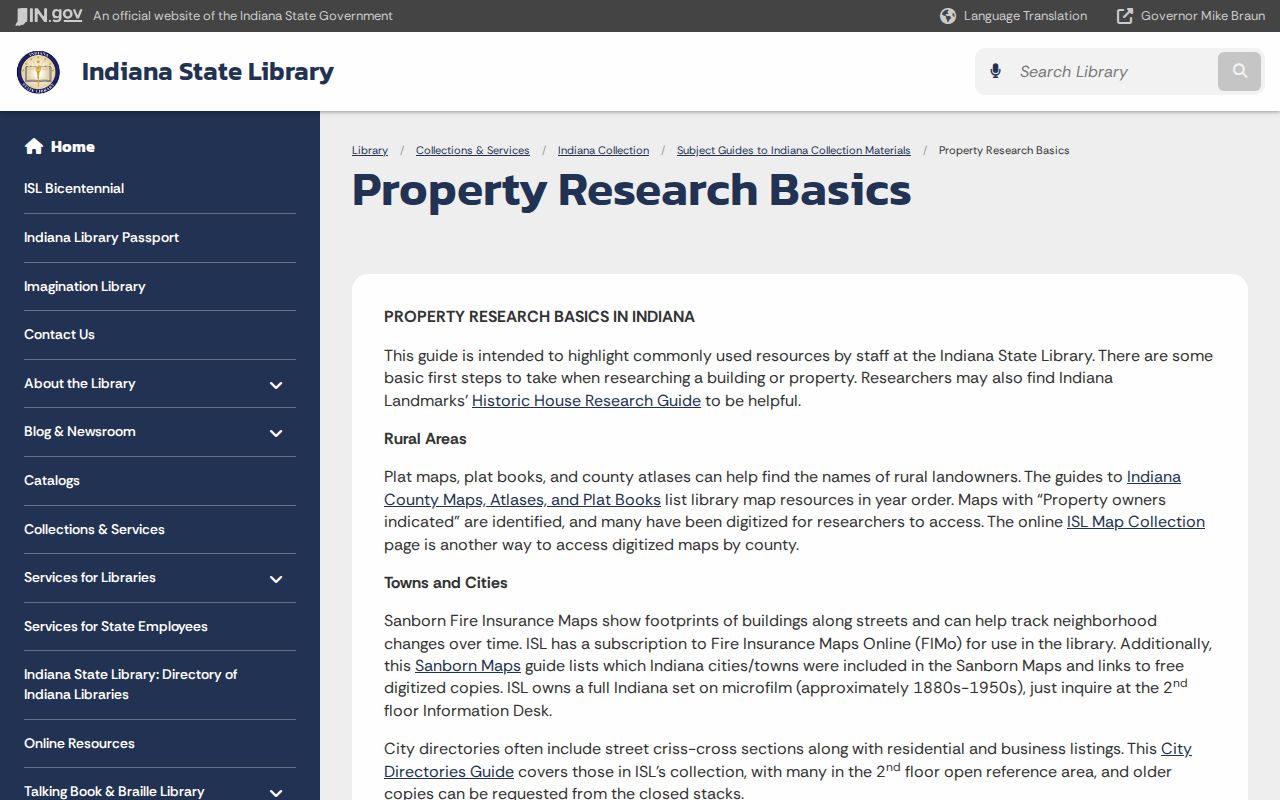 Highland previous residents property research guide